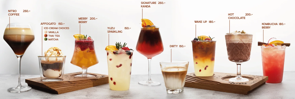 specialty coffee menu